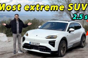 2027 Porsche Cayenne Turbo vs Base electric driving REVIEW - does it drive better than the petrol?