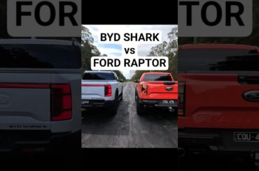 BYD Shark 6 vs Ford Ranger Raptor: Drag race
