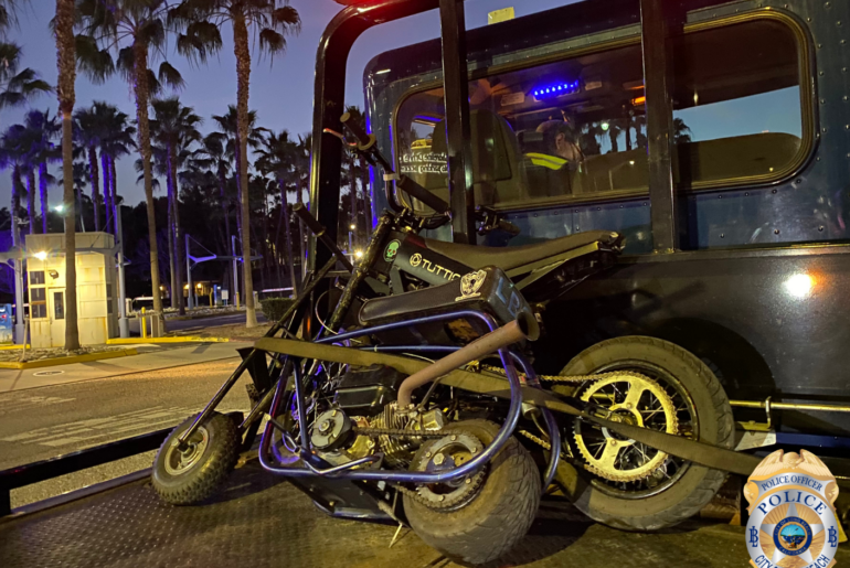 Police arrest teenager, seize illegal e-motorcycles after dozens participate in street takeover • Long Beach Post News