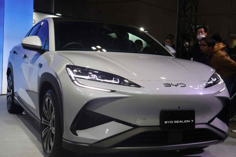 Japan to slash BYD EV subsidies to under $1,000