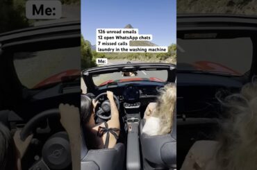 Booked and breezy 🌴  #YoutubeShorts #Convertible #MINI #drivingaround