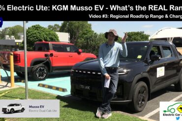 Electric Ute - KGM Musso EV: 420km Range? REAL Australian Road Test vs. WLTP Claims!