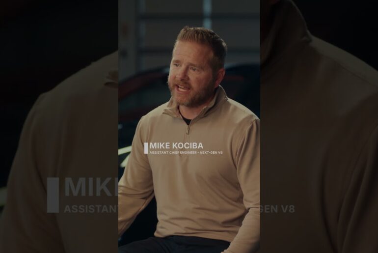 The next-generation V8 engine is the heart of the #Corvette Grand Sport.