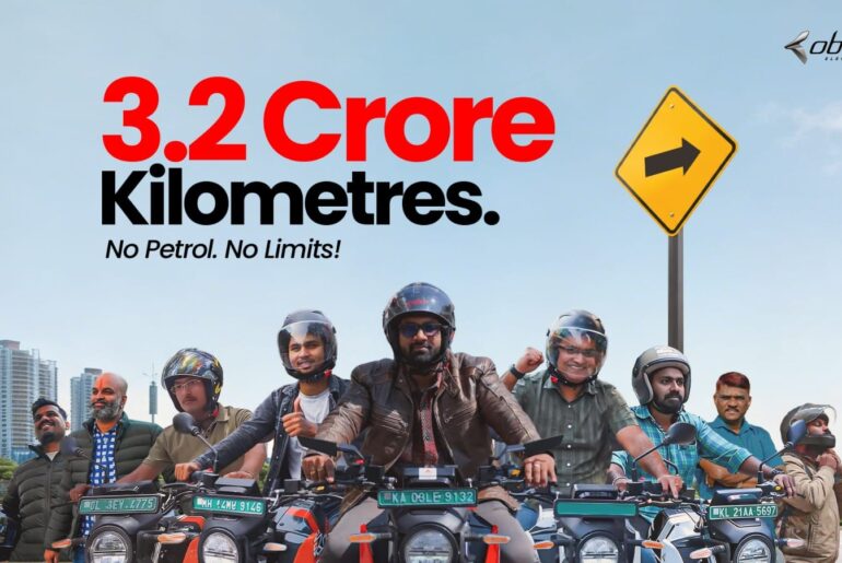 Oben Electric Riders Cross 3.2 Crore Kilometres on Indian Roads