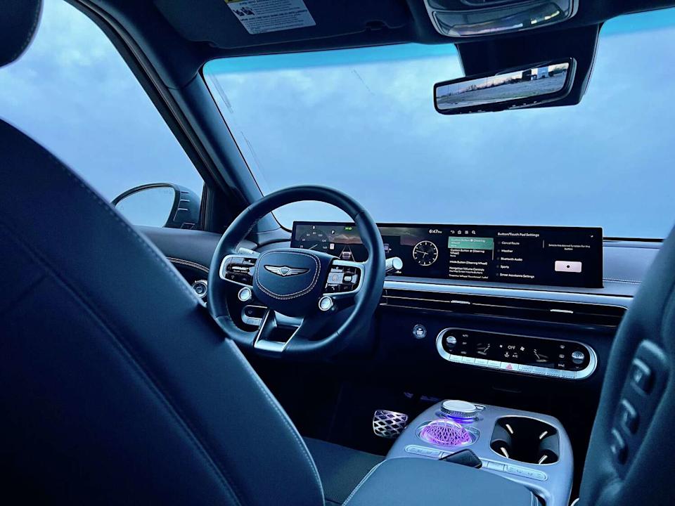 While some automakers scale back their electric ambitions, Genesis is refining them. The GV60 stands out as a compact luxury EV that delivers comfort and design. (Jesus R. Garcia/Houston Chronicle)