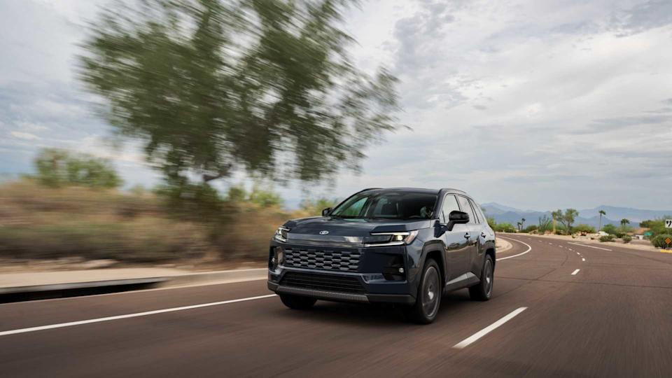 Front 3/4 shot of a 2026 Toyota RAV4