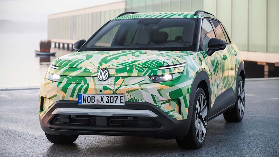 VW ID Cross series version disguised on factory pictures (2026)