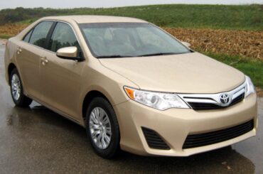 2012 Toyota Camry. The Official Car Of....