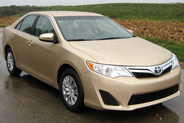 2012 Toyota Camry. The Official Car Of....