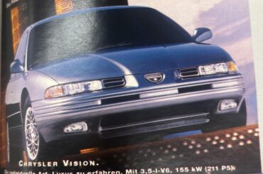 1996 Chrysler Vision: The official car of…