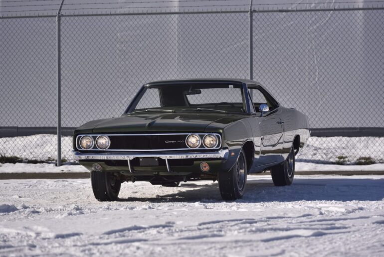 1969 Dodge Charger 500 in F8 Triple Green.