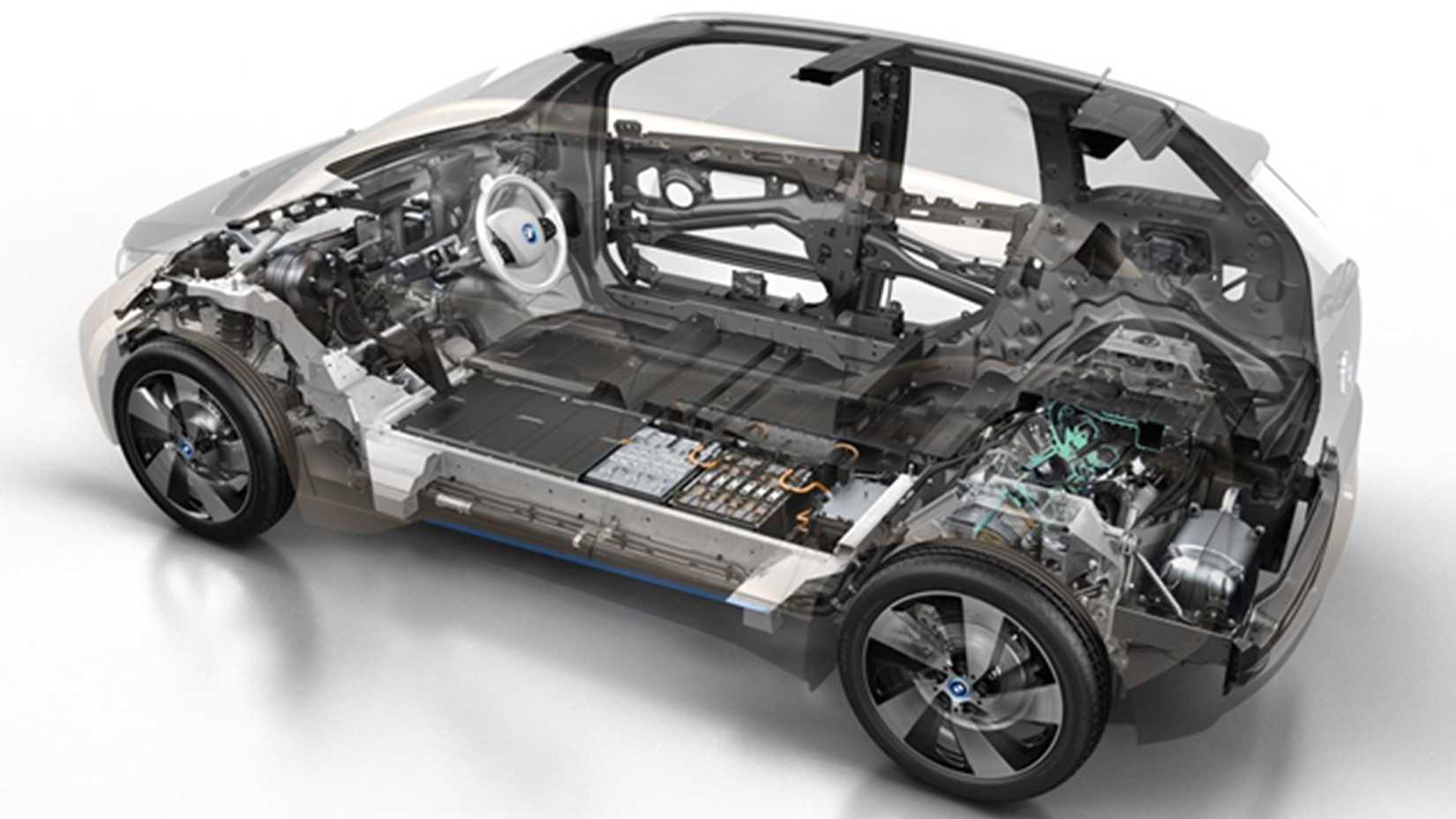 2014 BMW i3 outline diagram