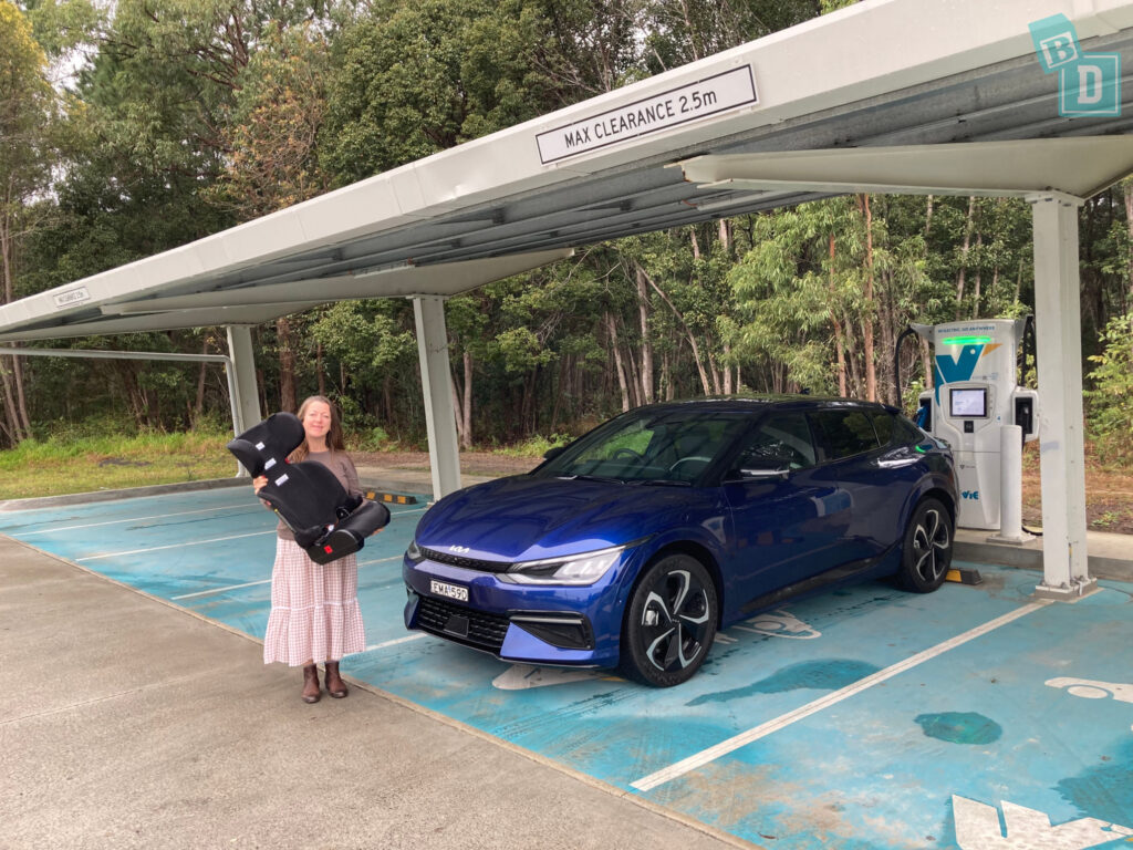 Kia EV6 electric SUV rear legroom