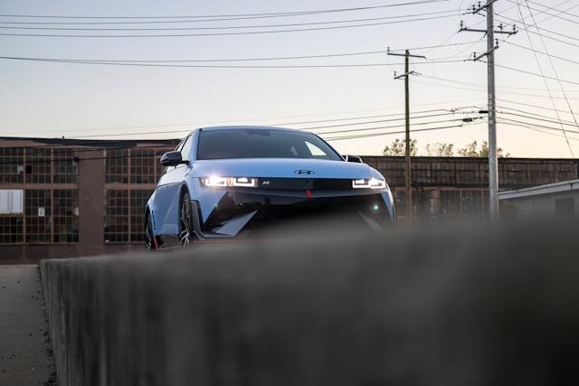 2025 Hyundai Ioniq 5 N front low angle