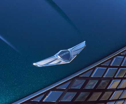 2025 Genesis Electrified G80 hood logo