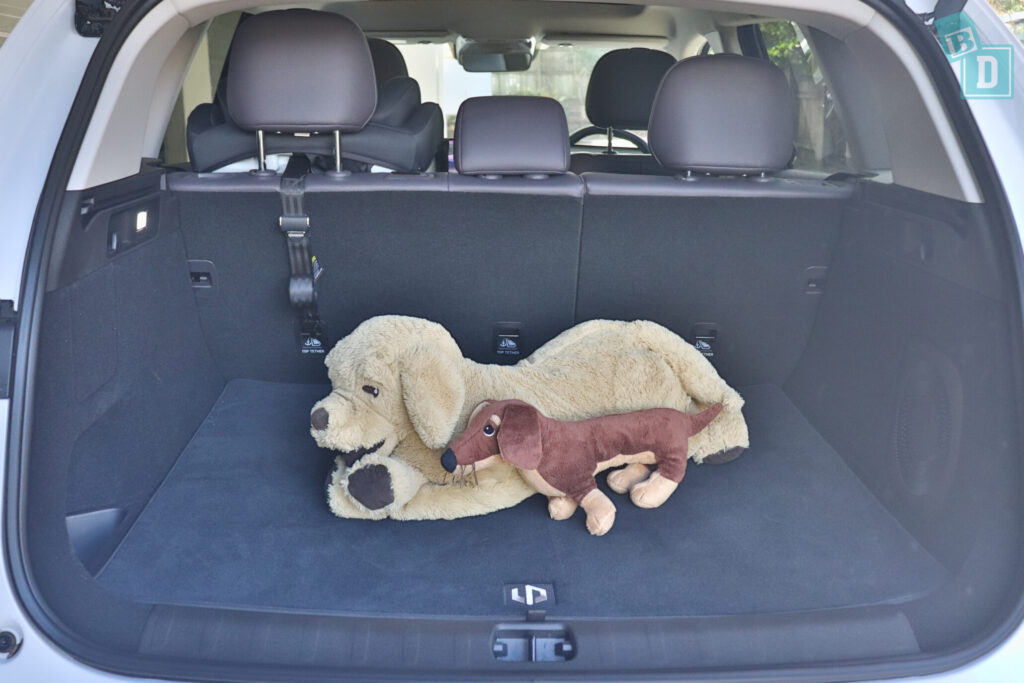 Boot space in the Leapmotor C10 electric SUV