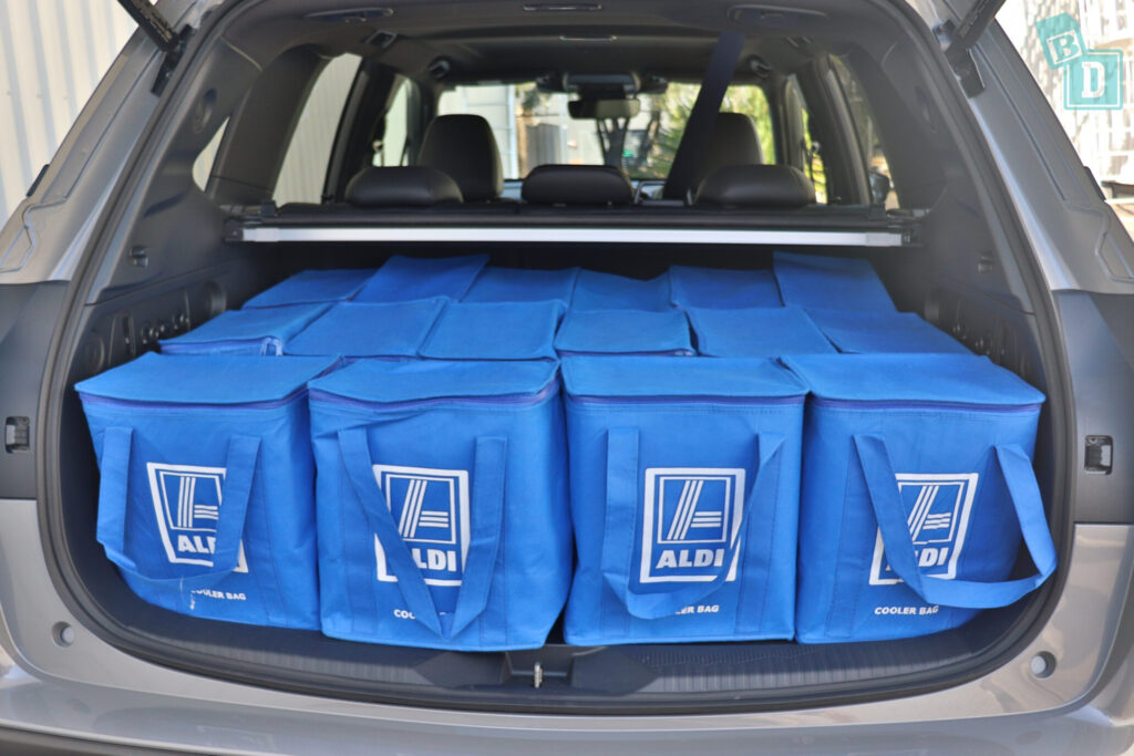 Boot space in the 2025 Subaru Forester Hybrid