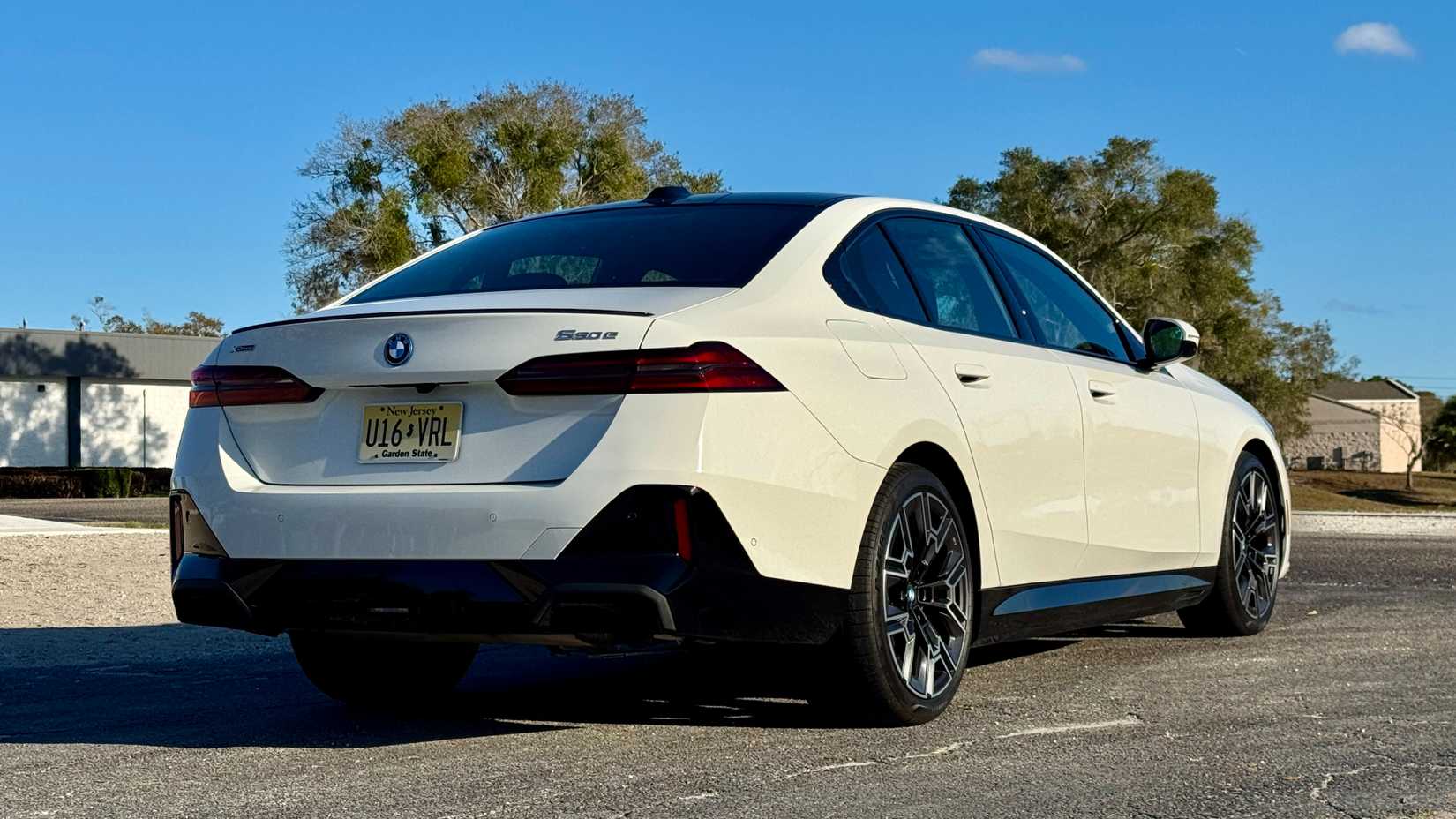 2026 BMW 5 Series Hybrid rear 3/4