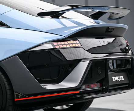 2026 Hyundai Ioniq 6 N rear close up