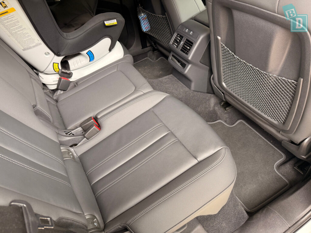 Rear legroom and charging sockets in the 2026 Audi Q5
