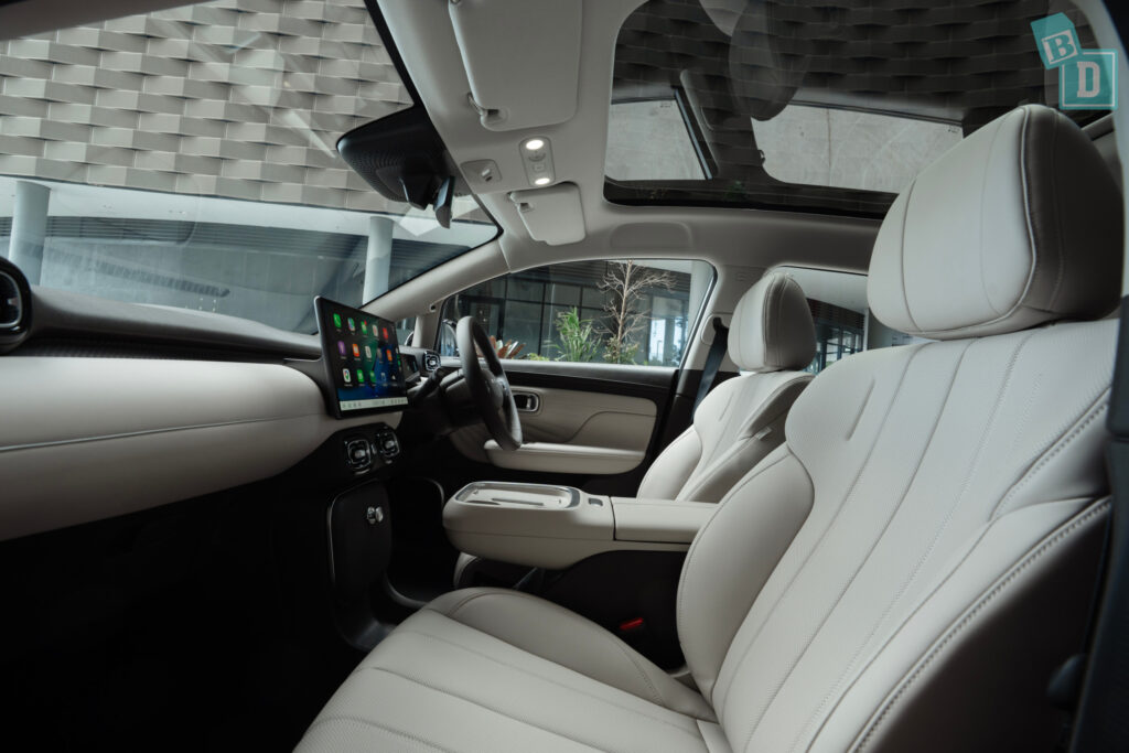 Glove box and door bin storage