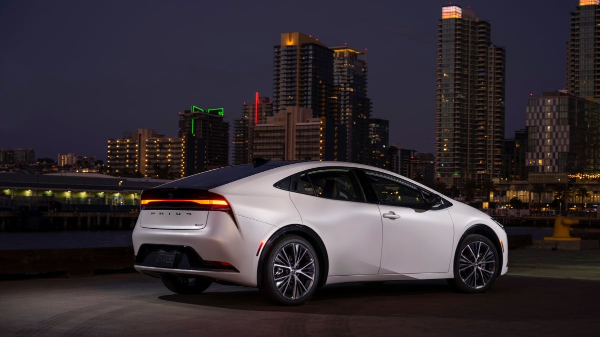 The fifth-generation Prius features tapered lines, but not at the expense of practicality. It's still larger than a Corolla