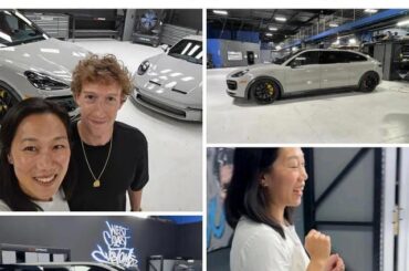 Porsche Cayenne Turbo GT Minivan produced for Mark Zuckerberg’s wife Priscilla.