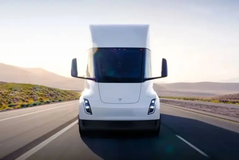 Tesla Semi winter testing in Alaska for electric truck reliability