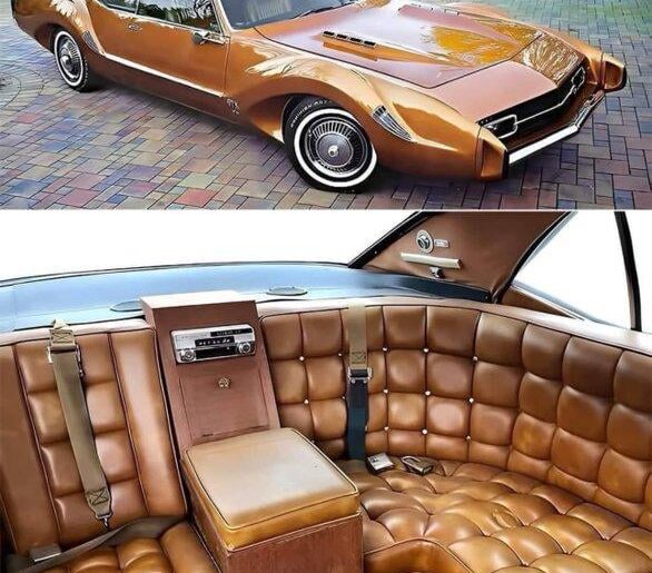 A 1967 Oldsmobile Toronado that had been customized by George Barris for Expo 67 in Montreal.