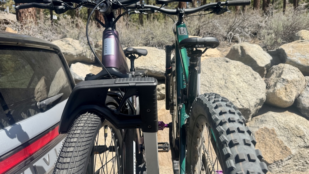 bike rack - generous spacing between bikes makes the verse a good option for...