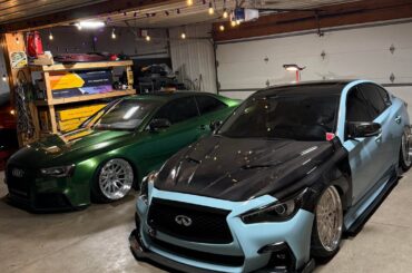 Just got done wrapping buddies Q50 it’s also bagged