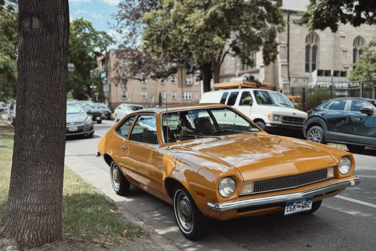 Time capsule! 1972 Gold Glow [Ford Pinto Runabout] w/8-track tape deck in Denver