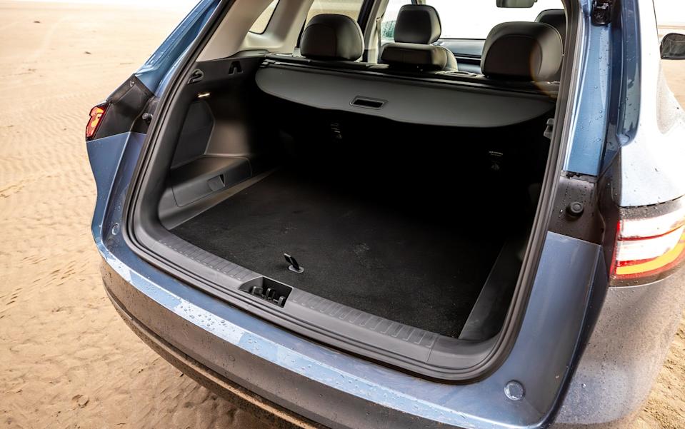 At 528 litres with the rear seats up and 2,065 litres with them folded, the boot is large for the class