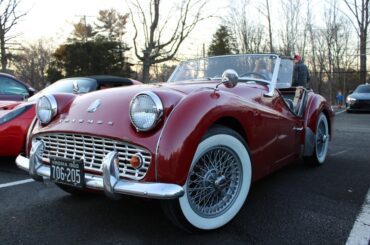 Here is something I don't see everyday, A Triumph Car!