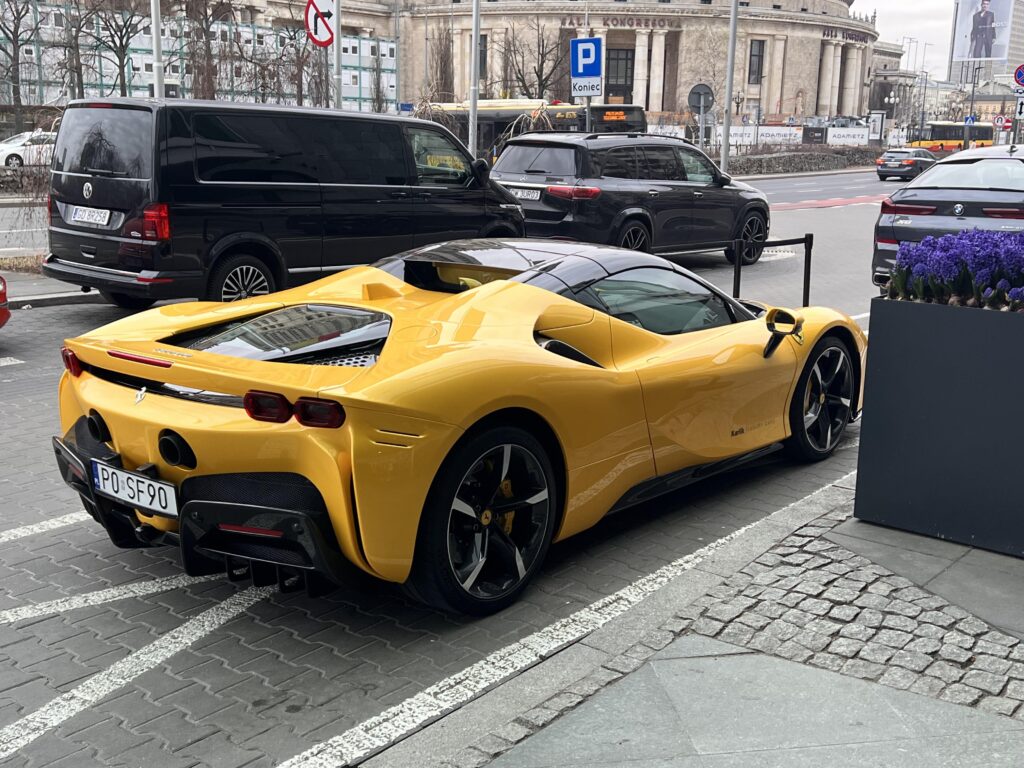 (Rental?) [Ferrari SF90] spotted in Warsaw