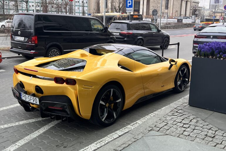 (Rental?) [Ferrari SF90] spotted in Warsaw