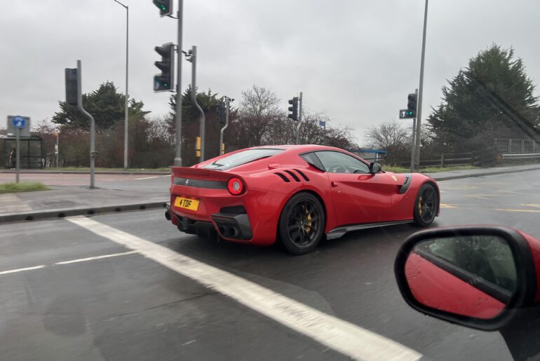 [Ferrari F12TDF] a few weeks ago