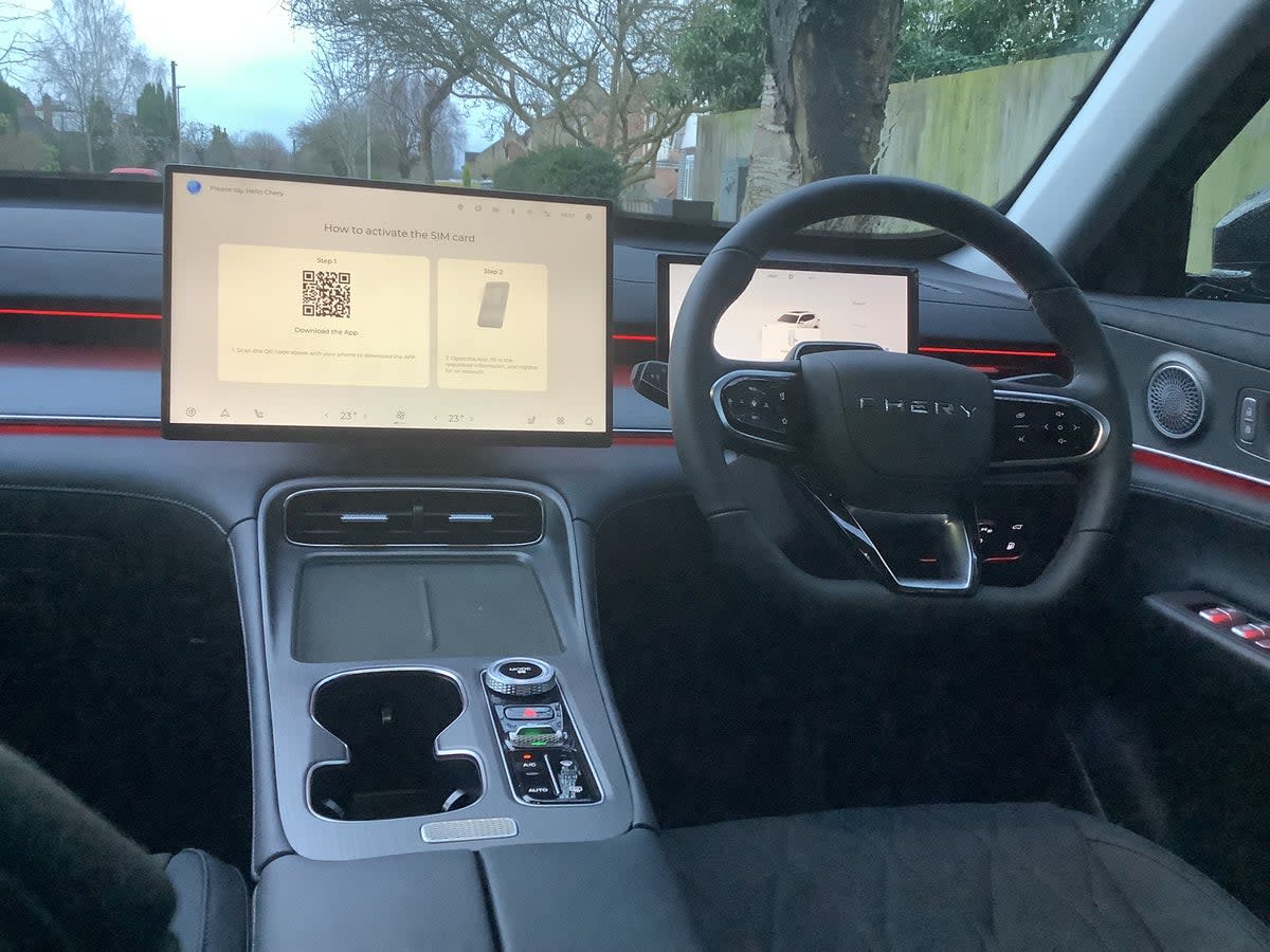 Sore point: the reliance on touchscreen controls is a familiar bugbear with Chinese cars (Sean O’Grady)