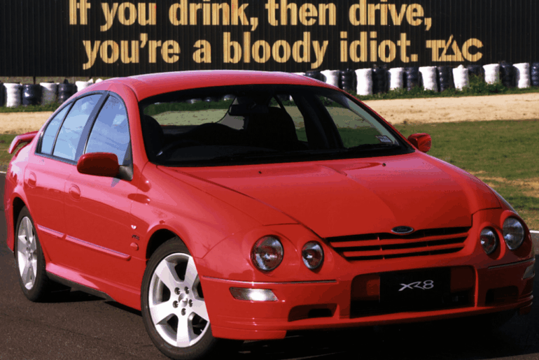 If you drink, then drive, you're a bloody idiot.