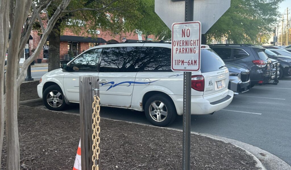 Snazzy caravan side decal