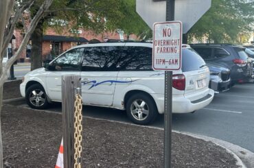 Snazzy caravan side decal