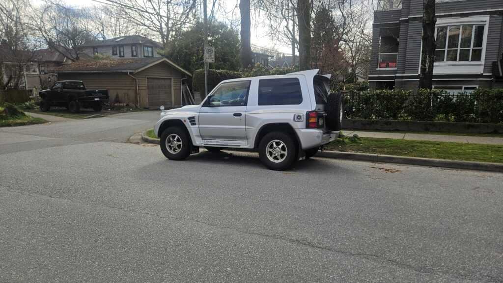 [Mitsubishi pajero evo] spotted in vancouver BC. I believe this same car has been posted here before. Only 2500 produced.