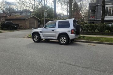 [Mitsubishi pajero evo] spotted in vancouver BC. I believe this same car has been posted here before. Only 2500 produced.