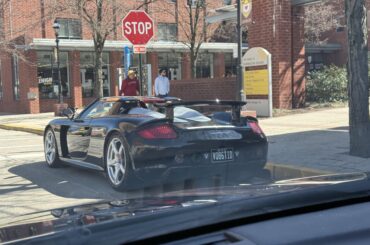 Had to drive around the block again [Carrera GT]