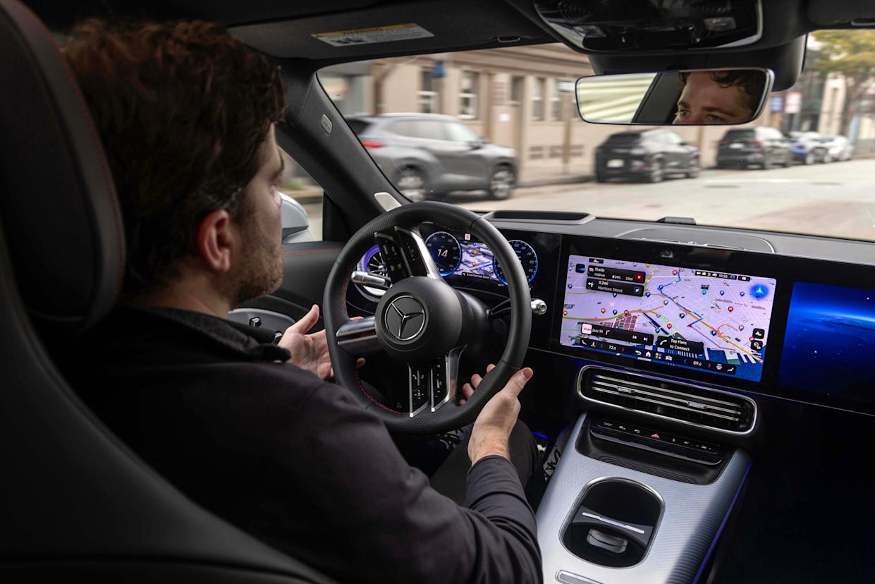 Mercedes-Benz - PHOTO: Mercedes-Benz engineer Lucas Bolster is in charge of perfecting the MB.Drive Assist Pro tech before it officially launches in the U.S.
