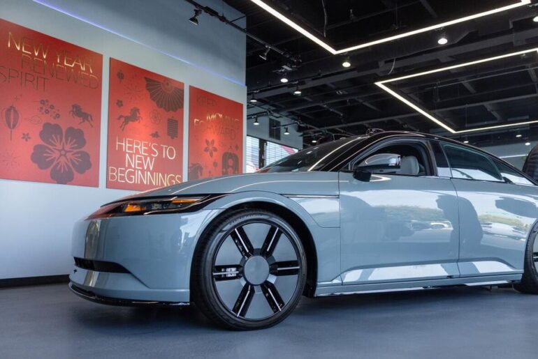 Sony's newest gadget is a $100,000 EV, and it's debuting in California