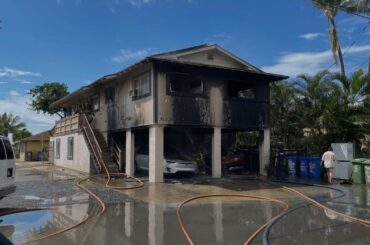 Ewa Beach two-alarm fire extinguished; electric vehicle & bike involved
