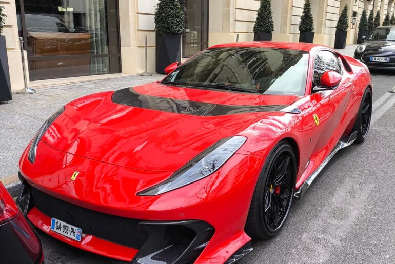 [Ferrari 812 Superfast] in Paris, France