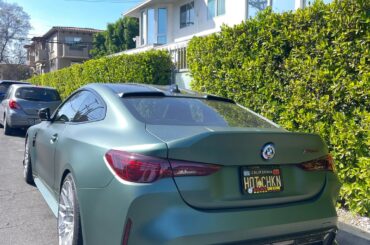 [BMW M4 CSL] with a Dave’s hot chicken license plate lol