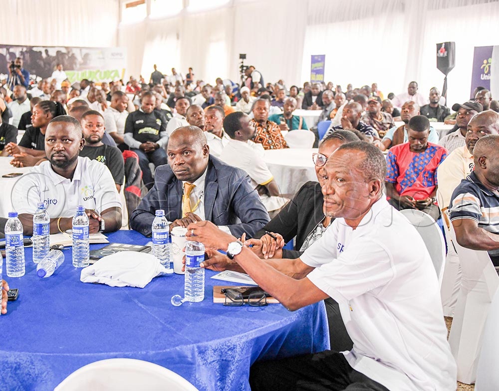 Addressing stakeholders, Kyofatogabye (C) described emissions from motorcycles as a mounting public health emergency requiring urgent intervention.